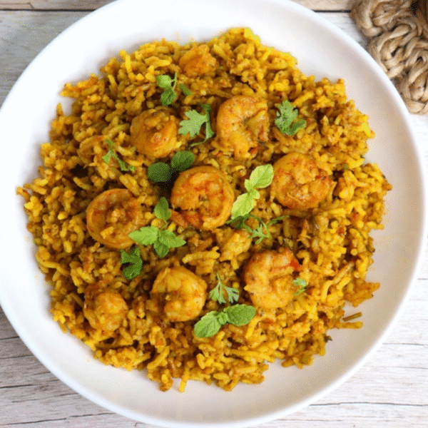 Kolambi Bhaat – Prawns Rice