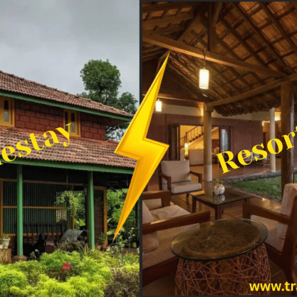 Homestays vs Resorts in Konkan – Pros, Cons, and Travel Recommendations